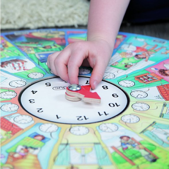 XXL Naučné puzzle 'Můj den“ - hra s hodinami a časem