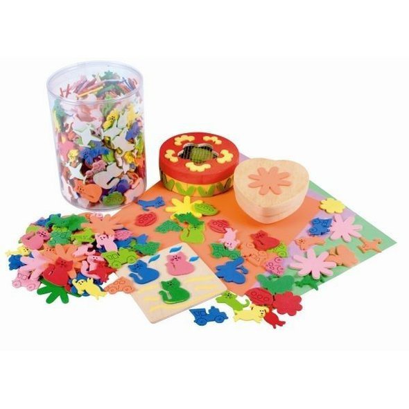 Pěnové samolepky - motivy (400 ks)