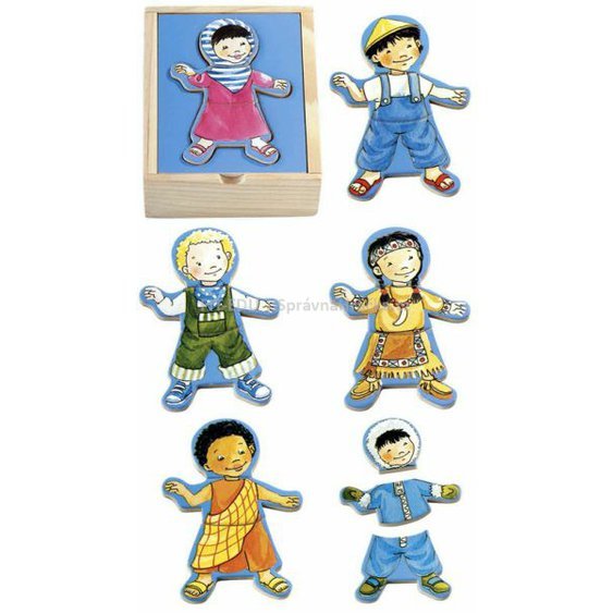 Malé puzzle 'Děti světa'