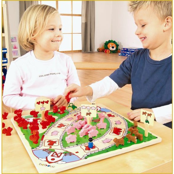 Veselá farma - hra s počítáním a jemnou motorikou