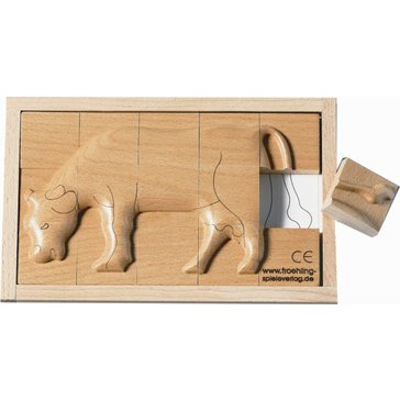 Reliéfové puzzle 'Kravička'