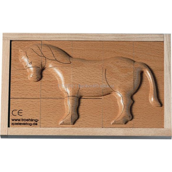 Reliéfové puzzle 'Kůň'