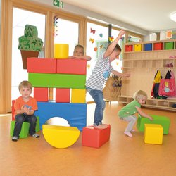 Velká stavebnice pro děti 'SOFT'