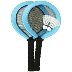 Badmintonové rakety pro děti - set 2 raket s košíky