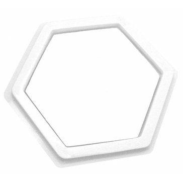 Razítkový polštář bezbarvý šestiúhelník