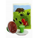 Razítka "Zvířátka a stopy" – set 12 ks, úchyty 7,5 cm