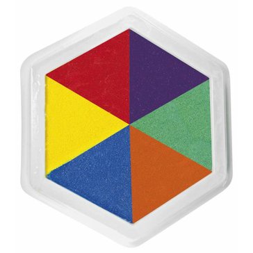 Šestiúhelníkový polštář velký - 6 barev