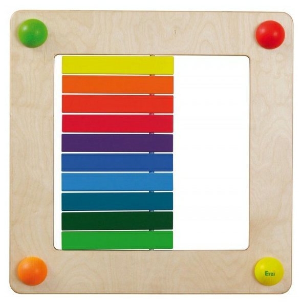 Barevná hra - hra na stěnu s barvami a jemnou motorikou