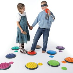 Taktilní disky 'B' - hra na dotykové vnímání