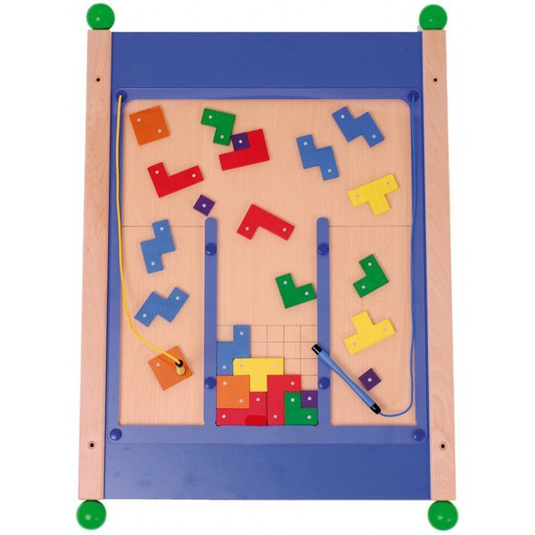 Tetrolino - magnetická hra s tvary a jemnou motorikou