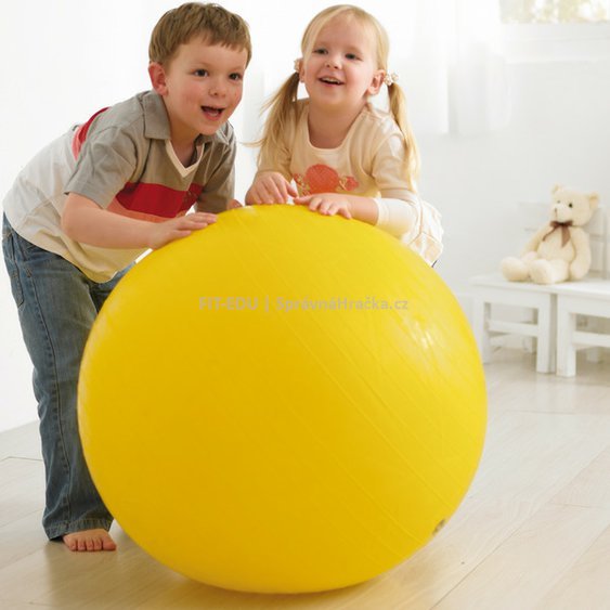 Gymnastický míč - Ø 65 cm, pro cvičení a rehabilitaci dětí