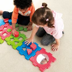 Naučná kostka - hra s tvary na prostorové vnímání