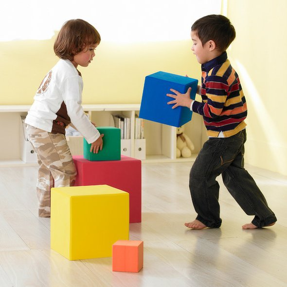 Postav a tvoř - velká dětská stavebnice z EVA materiálu